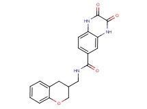 N-(3,4-dihydro-2H-chromen-3-ylmethyl)-2,3-dioxo-1,2,3,4-tetrahydroquinoxaline-6-carboxamide