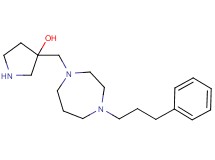 3-{[4-(3-phenylpropyl)-1,4-diazepan-1-yl]methyl}-3-pyrrolidinol dihydrochloride