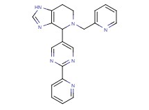5-(pyridin-2-ylmethyl)-4-(2-pyridin-2-ylpyrimidin-5-yl)-4,5,6,7-tetrahydro-1H-imidazo[4,5-c]pyridine