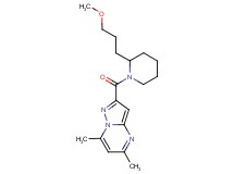 2-{[2-(3-methoxypropyl)-1-piperidinyl]carbonyl}-5,7-dimethylpyrazolo[1,5-a]pyrimidine