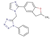 5-{[2-(2-methyl-2,3-dihydro-1-benzofuran-5-yl)-1H-imidazol-1-yl]methyl}-1-phenyl-1H-tetrazole