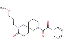2-(3-methoxypropyl)-8-[oxo(phenyl)acetyl]-2,8-diazaspiro[5.5]undecan-3-one