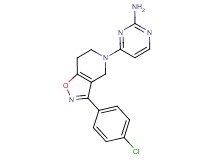 4-[3-(4-chlorophenyl)-6,7-dihydroisoxazolo[4,5-c]pyridin-5(4H)-yl]pyrimidin-2-amine