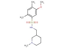 5-methoxy-2,4-dimethyl-N-[(1-methylpiperidin-3-yl)methyl]benzenesulfonamide