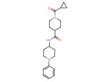 1-(cyclopropylcarbonyl)-N-(1-phenyl-4-piperidinyl)-4-piperidinecarboxamide