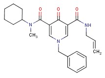 N'-allyl-1-benzyl-N-cyclohexyl-N-methyl-4-oxo-1,4-dihydro-3,5-pyridinedicarboxamide