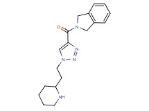 2-{[1-(2-piperidin-2-ylethyl)-1H-1,2,3-triazol-4-yl]carbonyl}isoindoline
