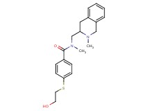 4-[(2-hydroxyethyl)thio]-N-methyl-N-[(2-methyl-1,2,3,4-tetrahydro-3-isoquinolinyl)methyl]benzamide