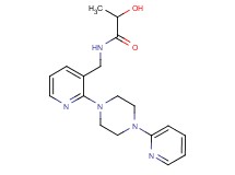 2-hydroxy-N-{[2-(4-pyridin-2-ylpiperazin-1-yl)pyridin-3-yl]methyl}propanamide