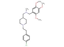 ({1-[2-(4-chlorophenyl)ethyl]-4-piperidinyl}methyl)methyl(2,4,5-trimethoxybenzyl)amine