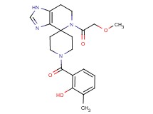 2-{[5-(methoxyacetyl)-1,5,6,7-tetrahydro-1'H-spiro[imidazo[4,5-c]pyridine-4,4'-piperidin]-1'-yl]carbonyl}-6-methylphenol