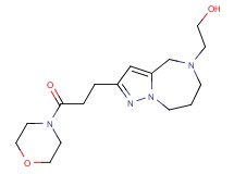2-[2-[3-(4-morpholinyl)-3-oxopropyl]-7,8-dihydro-4H-pyrazolo[1,5-a][1,4]diazepin-5(6H)-yl]ethanol