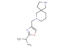 7-[(2-isopropyl-1,3-oxazol-4-yl)methyl]-2,7-diazaspiro[4.5]decane dihydrochloride