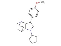 (3R*,3aR*,7aR*)-1-cyclopentyl-3-(4-methoxyphenyl)octahydro-4,7-ethanopyrrolo[3,2-b]pyridine