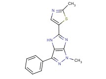 1-methyl-5-(2-methyl-1,3-thiazol-5-yl)-3-phenyl-1,4-dihydroimidazo[4,5-c]pyrazole
