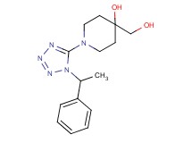 4-(hydroxymethyl)-1-[1-(1-phenylethyl)-1H-tetrazol-5-yl]piperidin-4-ol