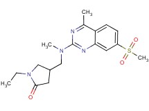 1-ethyl-4-({methyl[4-methyl-7-(methylsulfonyl)quinazolin-2-yl]amino}methyl)pyrrolidin-2-one
