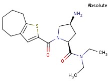 (2S,4S)-4-amino-N,N-diethyl-1-(5,6,7,8-tetrahydro-4H-cyclohepta[b]thien-2-ylcarbonyl)pyrrolidine-2-carboxamide
