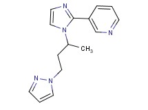 3-{1-[1-methyl-3-(1H-pyrazol-1-yl)propyl]-1H-imidazol-2-yl}pyridine
