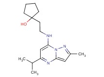 1-{2-[(5-isopropyl-2-methylpyrazolo[1,5-a]pyrimidin-7-yl)amino]ethyl}cyclopentanol