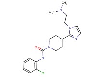 N-(2-chlorophenyl)-4-{1-[2-(dimethylamino)ethyl]-1H-imidazol-2-yl}-1-piperidinecarboxamide