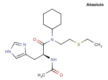 (2S)-2-(acetylamino)-N-cyclohexyl-N-[2-(ethylthio)ethyl]-3-(1H-imidazol-4-yl)propanamide