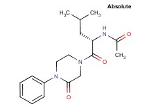 N-{(1S)-3-methyl-1-[(3-oxo-4-phenyl-1-piperazinyl)carbonyl]butyl}acetamide