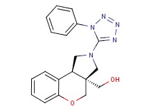 [(3aS*,9bS*)-2-(1-phenyl-1H-tetrazol-5-yl)-1,2,3,9b-tetrahydrochromeno[3,4-c]pyrrol-3a(4H)-yl]methanol