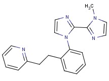 1-methyl-1'-[2-(2-pyridin-2-ylethyl)phenyl]-1H,1'H-2,2'-biimidazole