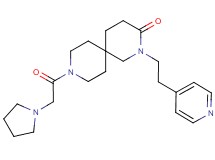 2-(2-pyridin-4-ylethyl)-9-(pyrrolidin-1-ylacetyl)-2,9-diazaspiro[5.5]undecan-3-one