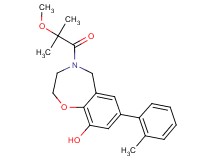 4-(2-methoxy-2-methylpropanoyl)-7-(2-methylphenyl)-2,3,4,5-tetrahydro-1,4-benzoxazepin-9-ol