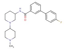 4'-fluoro-N-(1'-methyl-1,4'-bipiperidin-3-yl)-3-biphenylcarboxamide