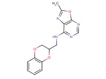 N-(2,3-dihydro-1,4-benzodioxin-2-ylmethyl)-2-methyl[1,3]oxazolo[5,4-d]pyrimidin-7-amine
