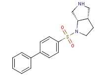 rel-(3aS,6aS)-1-(4-biphenylylsulfonyl)octahydropyrrolo[3,4-b]pyrrole hydrochloride