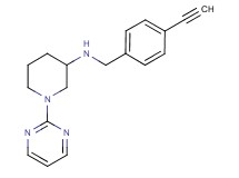 N-(4-ethynylbenzyl)-1-(2-pyrimidinyl)-3-piperidinamine