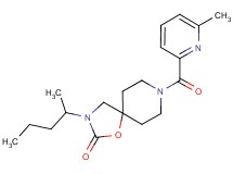 3-(1-methylbutyl)-8-[(6-methylpyridin-2-yl)carbonyl]-1-oxa-3,8-diazaspiro[4.5]decan-2-one