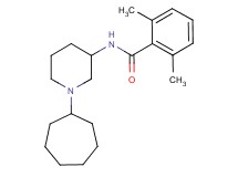 N-(1-cycloheptyl-3-piperidinyl)-2,6-dimethylbenzamide