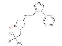 1-(2,2-dimethylpropyl)-4-({[1-(2-pyridinyl)-1H-pyrrol-2-yl]methyl}amino)-2-pyrrolidinone