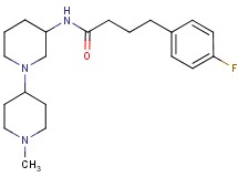 4-(4-fluorophenyl)-N-(1'-methyl-1,4'-bipiperidin-3-yl)butanamide