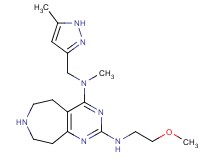 N~2~-(2-methoxyethyl)-N~4~-methyl-N~4~-[(5-methyl-1H-pyrazol-3-yl)methyl]-6,7,8,9-tetrahydro-5H-pyrimido[4,5-d]azepine-2,4-diamine
