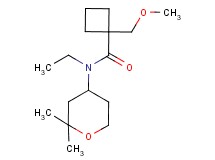 N-(2,2-dimethyltetrahydro-2H-pyran-4-yl)-N-ethyl-1-(methoxymethyl)cyclobutanecarboxamide