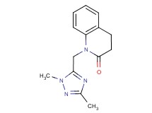 1-[(1,3-dimethyl-1H-1,2,4-triazol-5-yl)methyl]-3,4-dihydroquinolin-2(1H)-one