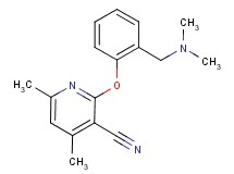 2-{2-[(dimethylamino)methyl]phenoxy}-4,6-dimethylnicotinonitrile