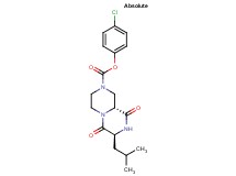 4-chlorophenyl (7S,9aR)-7-isobutyl-6,9-dioxooctahydro-2H-pyrazino[1,2-a]pyrazine-2-carboxylate