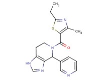 5-[(2-ethyl-4-methyl-1,3-thiazol-5-yl)carbonyl]-4-pyridin-3-yl-4,5,6,7-tetrahydro-1H-imidazo[4,5-c]pyridine