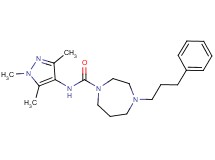 4-(3-phenylpropyl)-N-(1,3,5-trimethyl-1H-pyrazol-4-yl)-1,4-diazepane-1-carboxamide