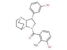 3-{[(3R*,3aR*,7aR*)-3-(3-hydroxyphenyl)hexahydro-4,7-ethanopyrrolo[3,2-b]pyridin-1(2H)-yl]carbonyl}-2-methylphenol