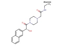 N-ethyl-2-{4-[(2R)-2-hydroxy-2-(2-naphthyl)acetyl]-1-piperazinyl}acetamide