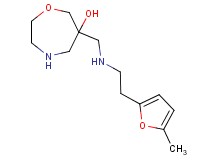 6-({[2-(5-methyl-2-furyl)ethyl]amino}methyl)-1,4-oxazepan-6-ol