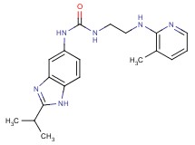 N-(2-isopropyl-1H-benzimidazol-5-yl)-N'-{2-[(3-methylpyridin-2-yl)amino]ethyl}urea